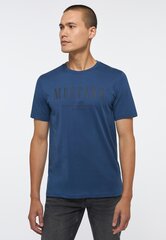 Mustang мужская футболка 1013121*5242, тёмно-синий 4058823204910 цена и информация | Мужские футболки | pigu.lt