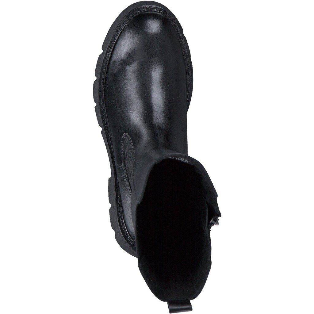 Ilgaaauliai batai moterims Marco Tozzi 2-25643, juodi kaina ir informacija | Aulinukai, ilgaauliai batai moterims | pigu.lt
