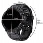 Izoxis K27 Black цена и информация | Išmanieji laikrodžiai (smartwatch) | pigu.lt