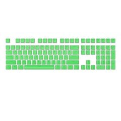 Royal Kludge Pudding PBT Keycaps - (104 шт., Grass green, PBT, ISO, UK layout) цена и информация | Клавиатуры | pigu.lt
