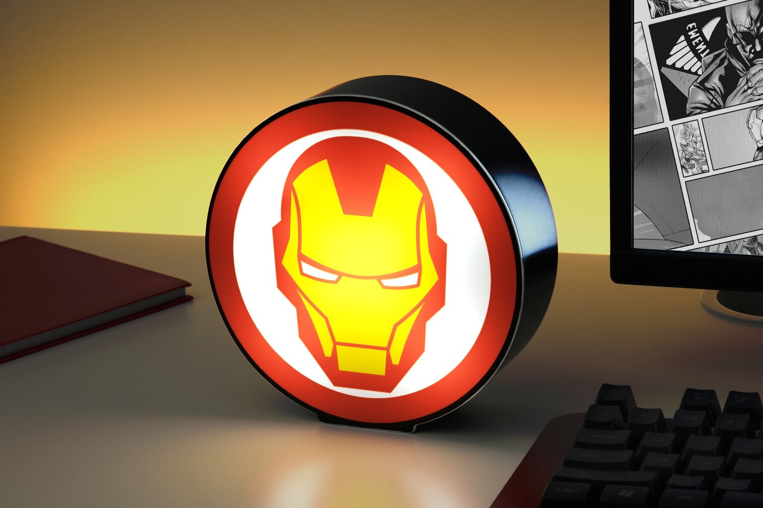 Lamp Marvel Iron Man kaina ir informacija | Žaidėjų atributika | pigu.lt