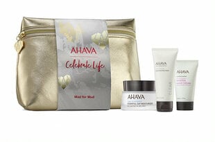 Набор косметики для женщин Ahava Celebrate Life Mad for Mud: увлажняющий крем для лица, 50 мл + очищающая маска для лица, 100 мл + минеральный крем для рук, 40 мл цена и информация | Кремы для лица | pigu.lt