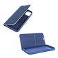 Dėklas telefonui Luna Book Carbon - Huawei P30 Lite, mėlyna kaina ir informacija | Telefono dėklai | pigu.lt