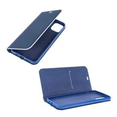 Dėklas telefonui Luna Book Carbon - iPhone 11, mėlyna kaina ir informacija | Telefono dėklai | pigu.lt
