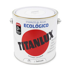 лечение Titanlux 01t056625 Базовая эмаль К воде Белый 2,5 L сатин 2,5 L цена и информация | Лаки, растворители | pigu.lt