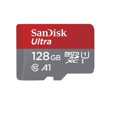 Карта памяти микро SD SanDisk SDSQUA4 128 Гб цена и информация | Карты памяти для фотоаппаратов, камер | pigu.lt