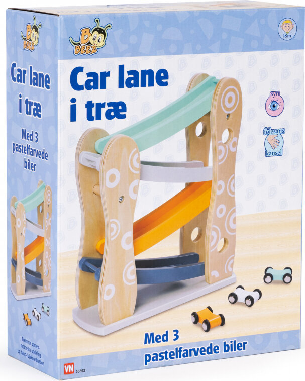 Medinė trasa su mašinėlėmis Ecotoys kaina ir informacija | Žaislai berniukams | pigu.lt
