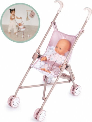 Sulankstomas vežimėlis lėlėms Smoby Baby Nurse kaina ir informacija | Žaislai mergaitėms | pigu.lt