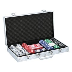 Poker Set Чемодан Алюминий 300 Предметы цена и информация | Настольные игры, головоломки | pigu.lt