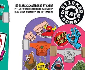 Stickerbomb Skate: 150 Classic Skateboard Stickers kaina ir informacija | Knygos apie meną | pigu.lt