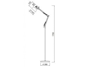 Toršeras Artemia F, 170 cm, pilkas 2300 kaina ir informacija | Toršerai | pigu.lt