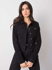 Джинсовая женская куртка Agata, черная цена и информация | Женские куртки | pigu.lt