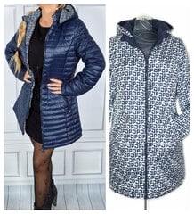 Куртка женская двусторонняя Bernardeta, синяя цена и информация | Женские куртки | pigu.lt