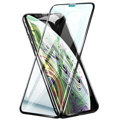 Закаленное стекло для iPhone 12 Pro Max, 10D, черный цена и информация | Защитные пленки для телефонов | pigu.lt