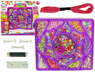Apyrankių, papuošalų kūrimo rinkinys LeanToys kaina ir informacija | Žaislai mergaitėms | pigu.lt