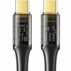 Телефонный кабель Mcdodo, прочный, быстрая зарядка, USB-C, PD, 100 Вт, 1,2 м цена и информация | Кабели для телефонов | pigu.lt