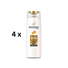PANTENE Repair & Protect atkuriamasis ir sapsaugontis šampūnas, 400 ml, pakuotė 4 vnt. kaina ir informacija | Šampūnai | pigu.lt