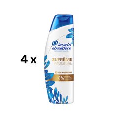 Šampūnas HEAD & SHOULDERS Supreme MOISTURE, 270 ml, pakuotė 4 vnt. kaina ir informacija | Šampūnai | pigu.lt