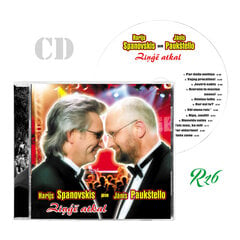 CD HARIJS SPANOVSKIS & JĀNIS PAUKŠTELLO - "ZIŅĢĒ ATKAL" kaina ir informacija | Vinilinės plokštelės, CD, DVD | pigu.lt