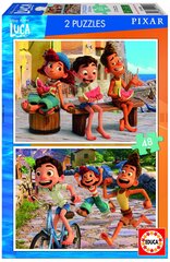 Dėlionės Educa Luca Disney Pixar, 2x48 detalės kaina ir informacija | Dėlionės (puzzle) | pigu.lt