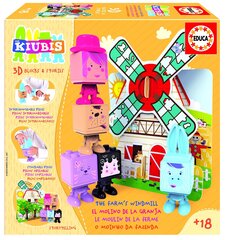 Kūrybinis žaidimas mažyliams Educa 3D The Kubis The Farm Mill цена и информация | Развивающие игрушки | pigu.lt
