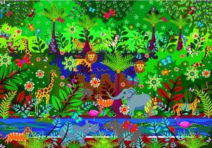 Dėlionė (puzzle) 500 Jungla, 10-99metų kaina ir informacija | Dėlionės (puzzle) | pigu.lt