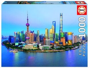 Пазл  Educa Shanghai al Atardecer, 1000 деталей цена и информация | Пазлы | pigu.lt