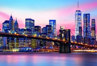 Dėlionė Educa Brooklyn Bridge Neon, 1000 detalių цена и информация | Пазлы | pigu.lt