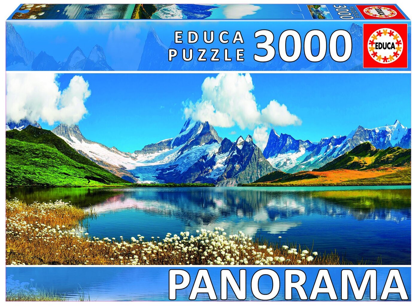 Dėlionė su ežeru Šveicarijoje Educa, 3000 d. kaina ir informacija | Dėlionės (puzzle) | pigu.lt