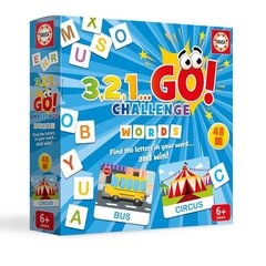 Игра Educa 3,2,1...GO! Challenge Words. цена и информация | Развивающие игрушки | pigu.lt