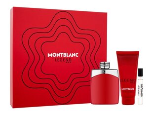 Косметический подарочный набор для женщин Mont Blanc Legend Red: туалетная вода 100 мл +туалетная вода 7,5 мл + гель для душа 100мл цена и информация | Женские духи | pigu.lt