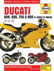 Ducati 600, 750 & 900 2-Valve V-Twins (91 - 05) цена и информация | Путеводители, путешествия | pigu.lt