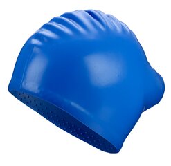 Swimming cap silicone BECO 7530 6 blue long hair цена и информация | Шапочки для плавания | pigu.lt