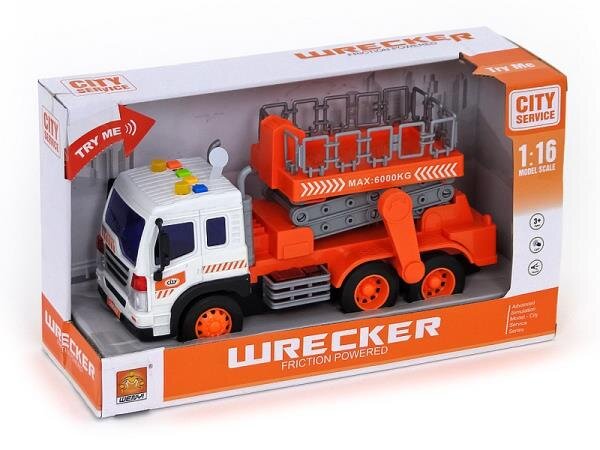 City Service Wrecker žaislinis automobilių keltuvas, 3+ kaina ir informacija | Žaislai berniukams | pigu.lt