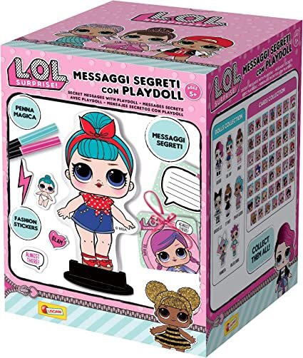 Lisciani L.O.L Slaptos siurprizų žinutės su kartonine lėle, 5+ kaina ir informacija | Žaislai mergaitėms | pigu.lt