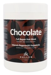 Восстанавливающая маска для волос Kallos Chocolate Full Repair Hair Mask, 1000 мл цена и информация | Средства для укрепления волос | pigu.lt