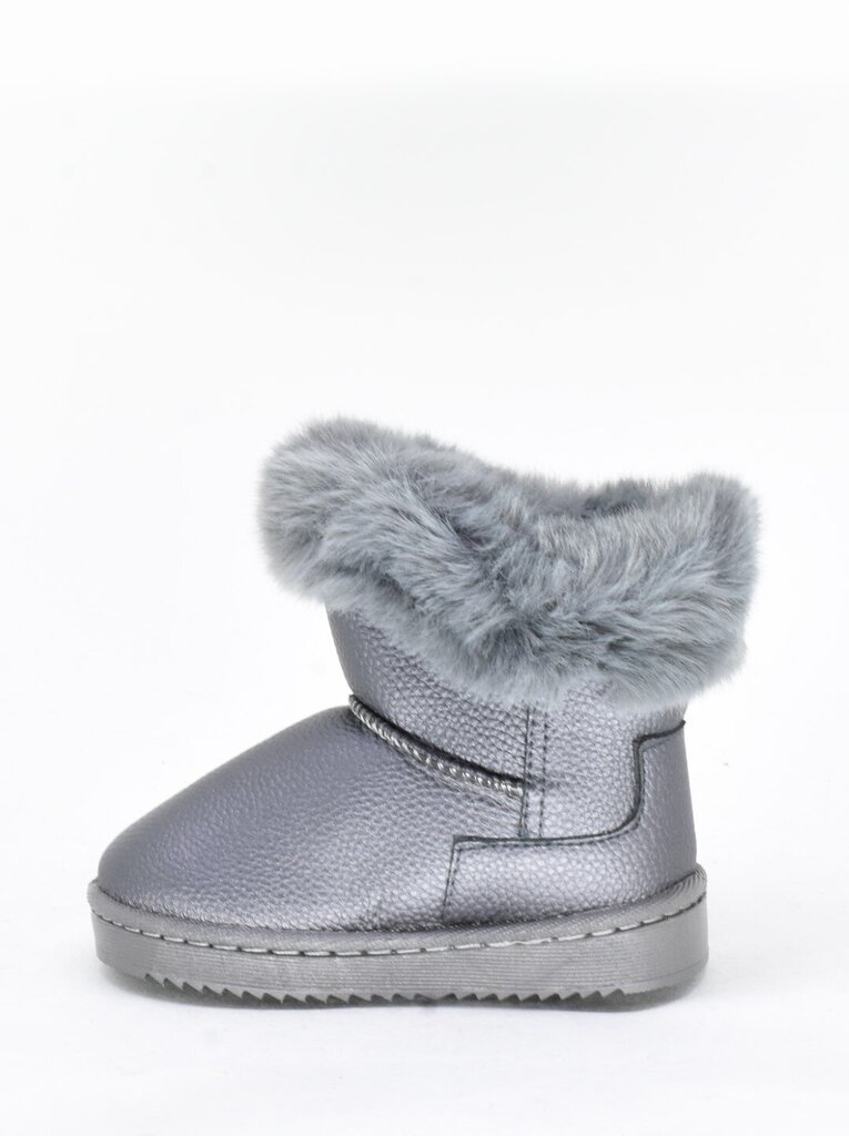 Žieminiai batai mergaitėms Apawwa 31927270.26, pilki цена и информация | Žieminiai batai vaikams | pigu.lt