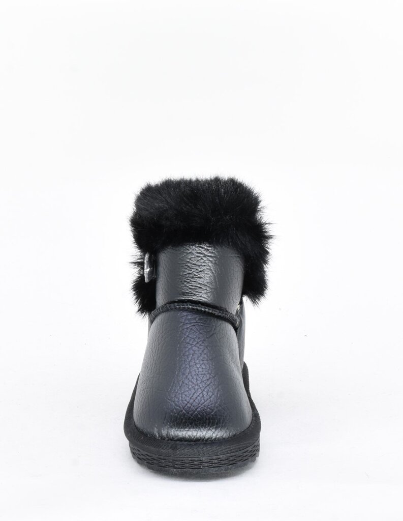 Žieminiai batai mergaitėms Apawwa 31940440.25, juodi kaina ir informacija | Žieminiai batai vaikams | pigu.lt