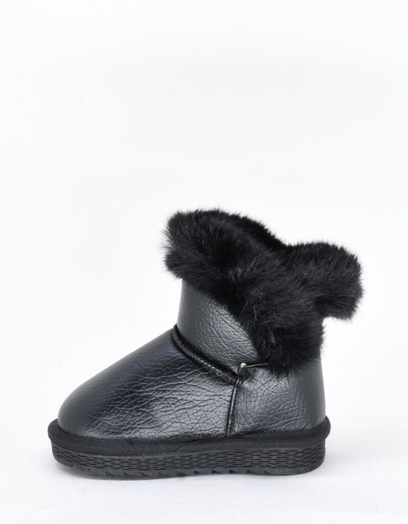 Žieminiai batai mergaitėms Apawwa 31940440.25, juodi цена и информация | Žieminiai batai vaikams | pigu.lt