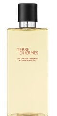 Парфюмированный гель для душа для мужчин Hermes Terre d´Hermes Shower Gel, 200 мл цена и информация | Мужская парфюмированная косметика | pigu.lt