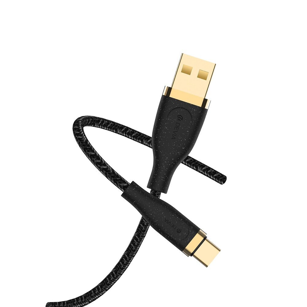 Devia Star USB - USB-C 1,5 m 2,4A цена и информация | Laidai telefonams | pigu.lt