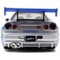 Automobilis Greiti ir įsiutę Briano Nissan Skyline GTR 1:24 kaina ir informacija | Žaislai berniukams | pigu.lt