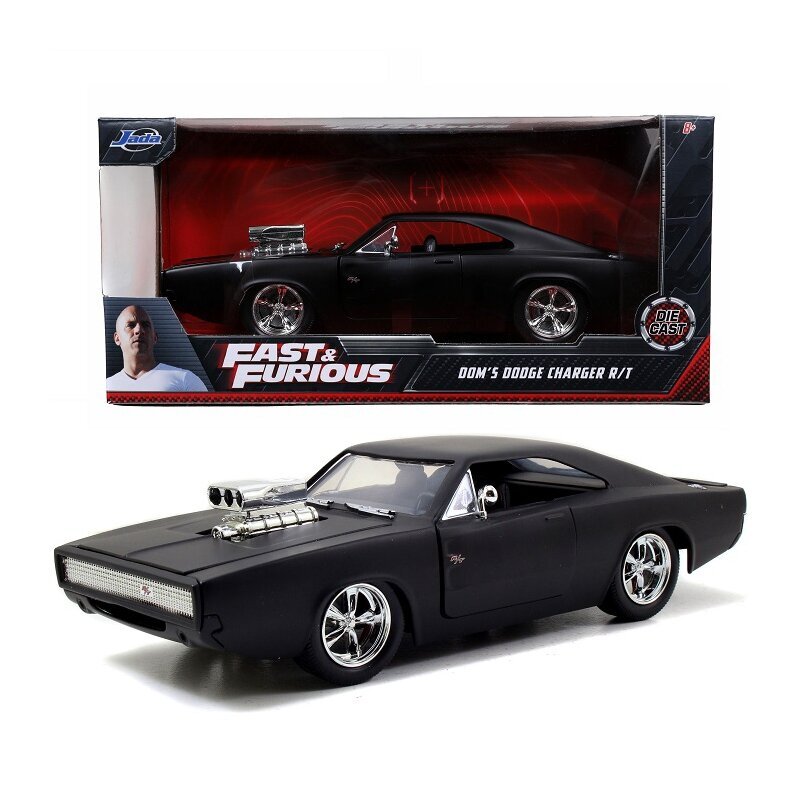 Automobilis Fast and Furious 1:24 Dodge Charger Street kaina ir informacija | Žaislai berniukams | pigu.lt