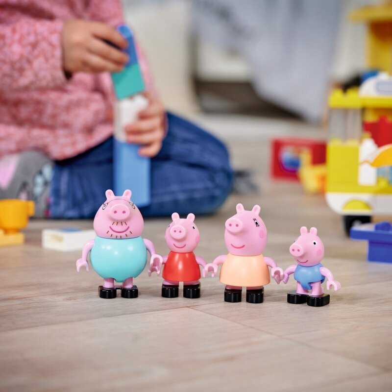 Plytų rinkinys Peppa Pig šeimos 4 figūrėlės kaina ir informacija | Žaislai mergaitėms | pigu.lt