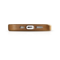 iCarer Oil Wax Leather iPhone 14 Magnetic MagSafe Brown (WMI14220701-TN) kaina ir informacija | Telefono dėklai | pigu.lt