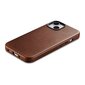 iCarer Leather iPhone 14 Magnetic Leather with MagSafe Brown (WMI14220701-RB) kaina ir informacija | Telefono dėklai | pigu.lt