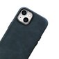 iCarer Leather iPhone 14 Plus Magnetic Leather with MagSafe Dark Blue (WMI14220703-BU) kaina ir informacija | Telefono dėklai | pigu.lt