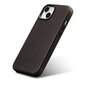 iCarer Leather iPhone 14 Plus Magnetic Leather with MagSafe Brown (WMI14220703-BN) kaina ir informacija | Telefono dėklai | pigu.lt