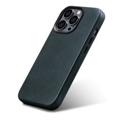 iCarer Leather iPhone 14 Pro Max Magnetic Leather with MagSafe Dark Blue (WMI14220704-BU) цена и информация | Чехлы для телефонов | pigu.lt