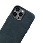 iCarer Leather iPhone 14 Pro Max Magnetic Leather with MagSafe Dark Blue (WMI14220704-BU) цена и информация | Telefono dėklai | pigu.lt